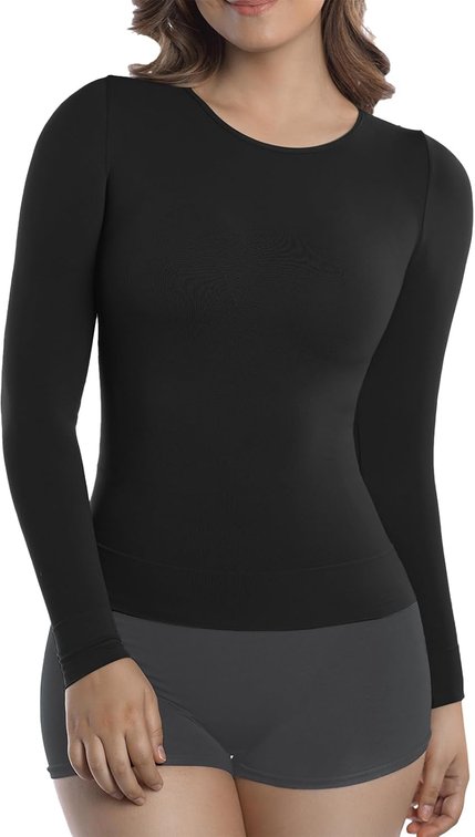 Size Large +MD Womens Light Compression Slimming Shirts and Undershirts