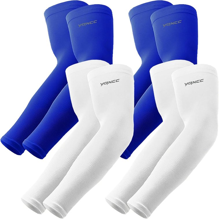 YQXCC Arm Sleeves Cooling UV Sun Protection Sport Compression for Men Women
