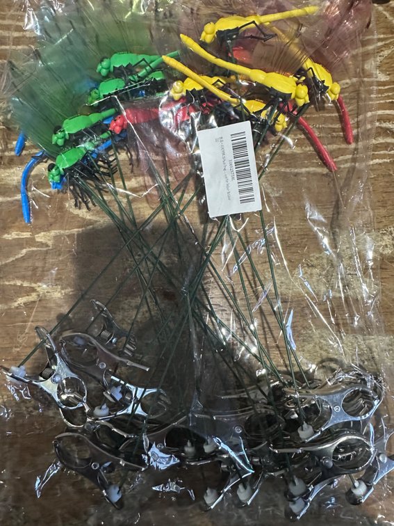 20 Pack Dragonfly Garden Decor