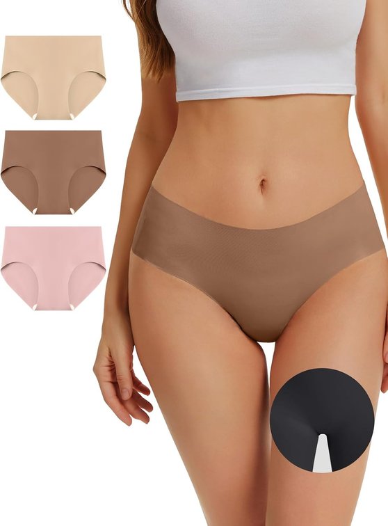 Size Large Camel Toe Proof Underwear for Women Cameltoe Concealer Underwear Seamless No Show Panty Liners Workout Panties