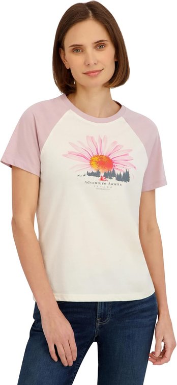 Size Small Spyder Women's Floral Adventure Graphic Short Sleeve Tee T-Shirt