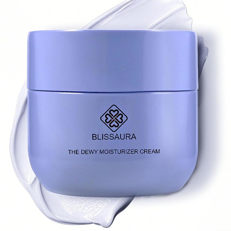 Dewy Moisturizer Cream, Daily Face Cream with Niacinamide, Hyaluronic Acid, Panthenol & Ceramides, Smooth Cream Texture for Radiant-Looking Skin, 1.7 Fl Oz
