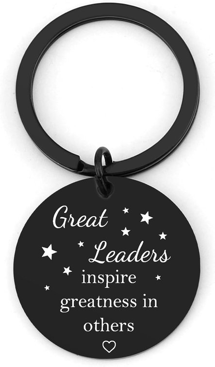 Boss Gifts Christmas Boss Lady Gifts For Women Funny Manager gift Keychain Best Leader Gift Leadership Thank You Presents For Leader Manager Retirement gifts For Men