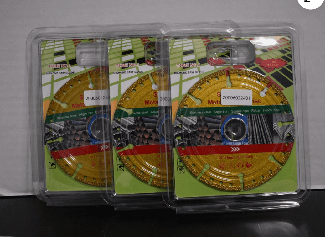 4-1/2 inch Tile Cutter Diamond Saw Blade for Angle Grinder Porcelain Ceramic 3PC