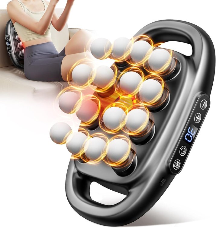 16 head massage gun deep tissue, Percussion Muscle Massager with 16 Heads, 3 Modes & 30 Intensities,Quiet Handheld Massager for Back Neck Shoulder Legs Muscle Pain Relief