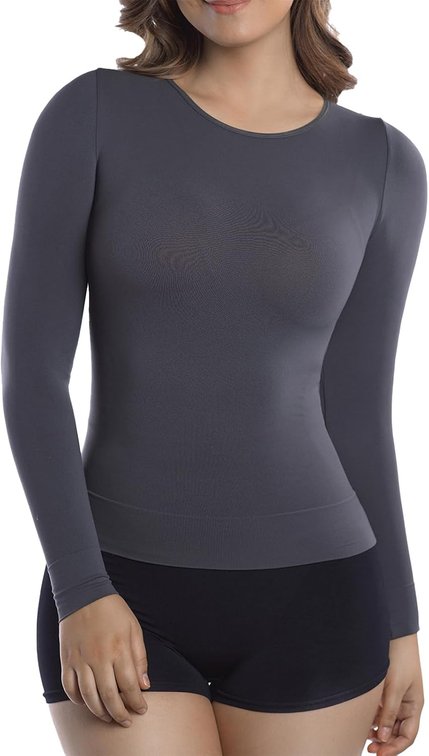 Size Medium +MD Womens Light Compression Slimming Shirts and Undershirts