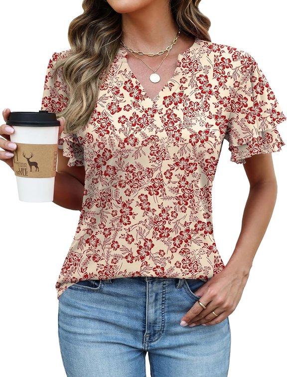 Size XL Rapbin Women's Soft v neck tunic