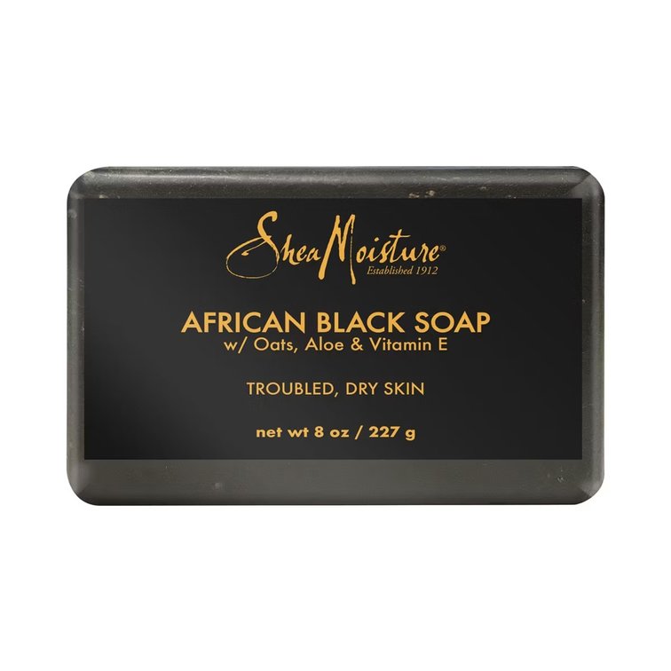 SheaMoisture African Black Soap with Oats, Aloe & Vitamin E, 8 oz