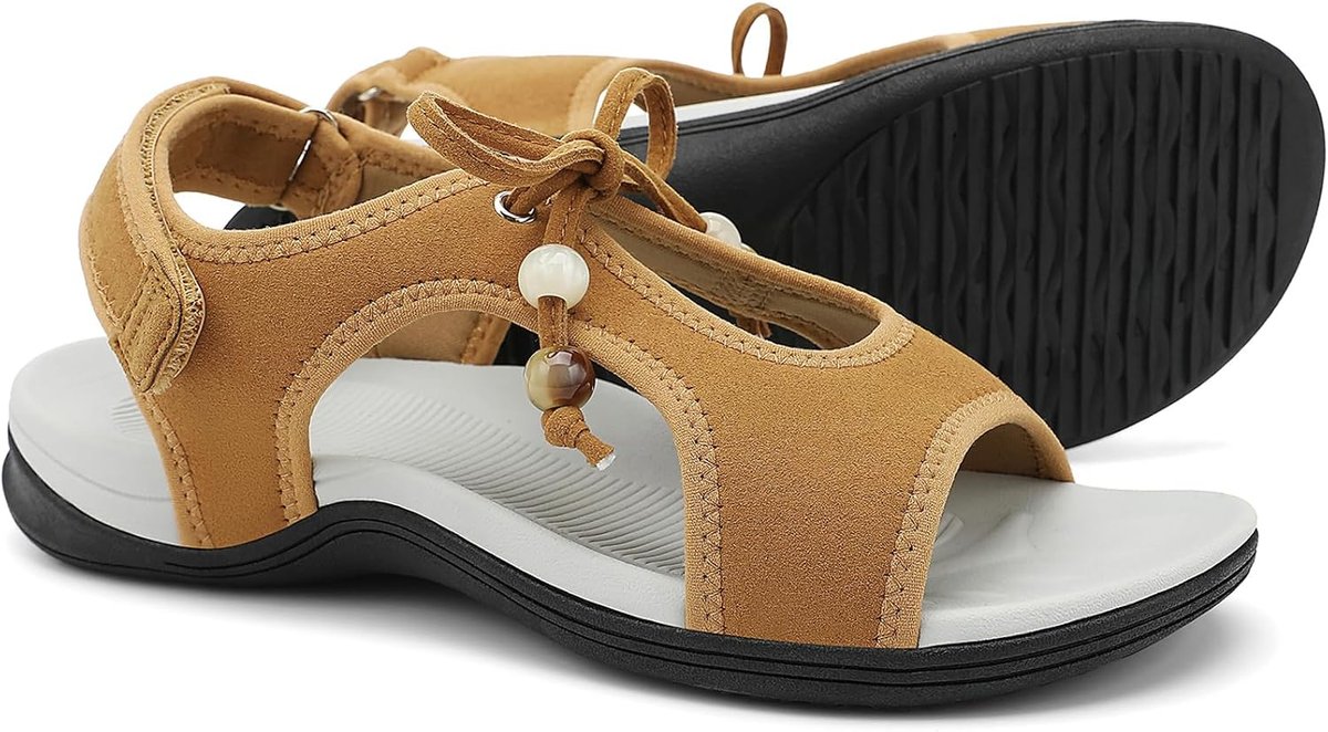 Size 9/9.5 Womens Walking Sandals Comfortable with Arch Support