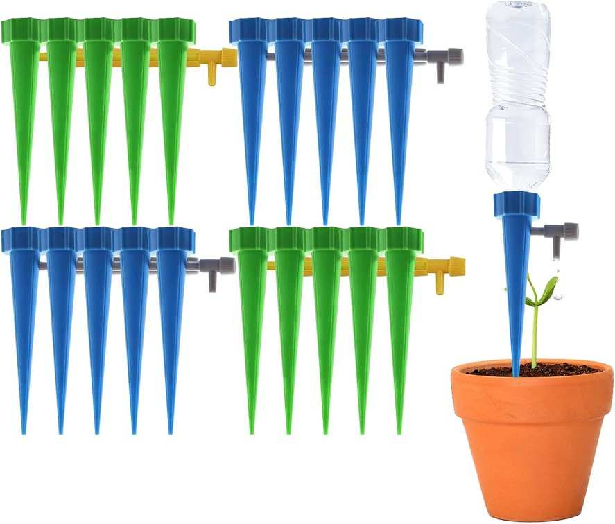 20 Pack Self Watering Spikes, Plant Watering Devices