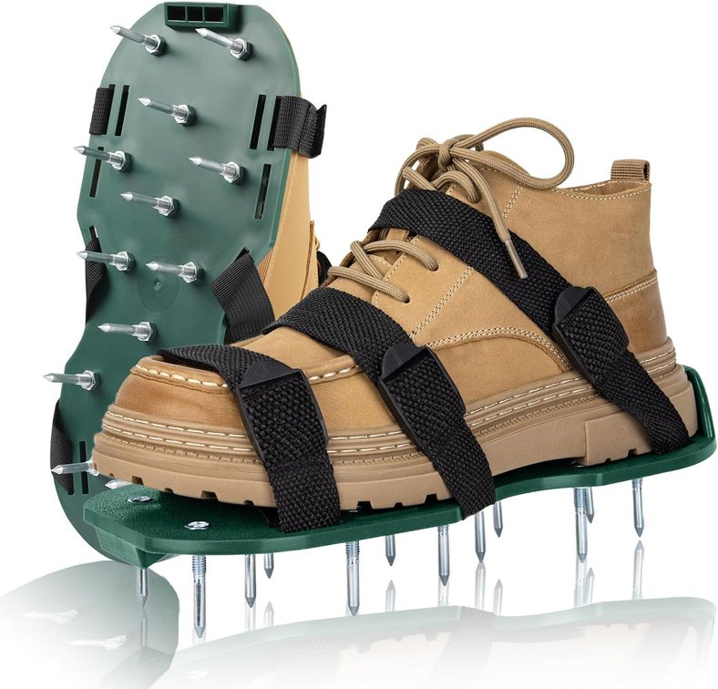Lawn Aerator Shoes for Grass, Universal Heavy Duty Aerating Shoes for Lawn