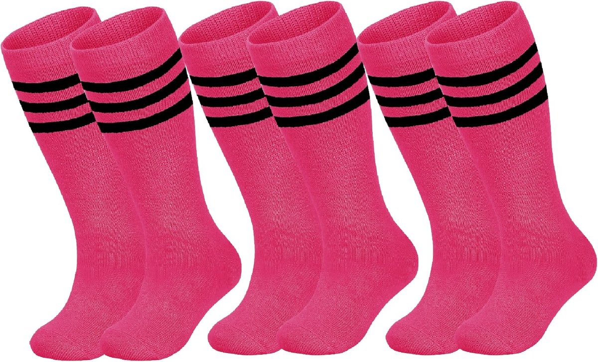 Kids Toddler Baseball Socks Youth Soccer Boys Girls Athletic Knee High Sock