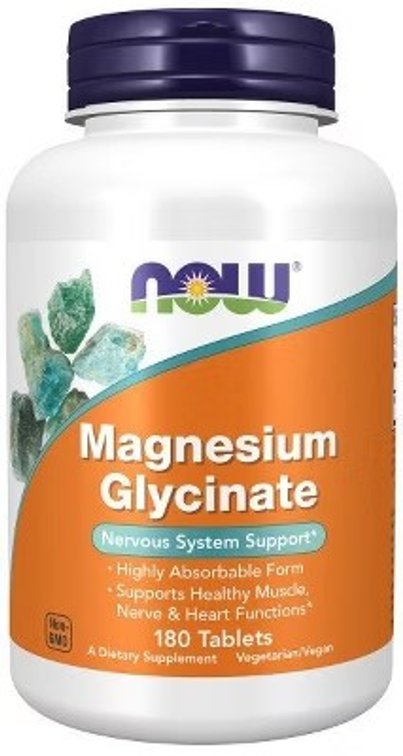 Now Foods Magnesium Glycinate - 180 Tablet