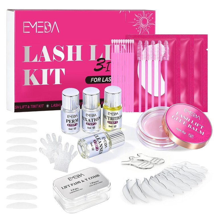 EMEDA Eyelash Perm Kit, At Home Lash Lift Kit for Natural Curl 1
