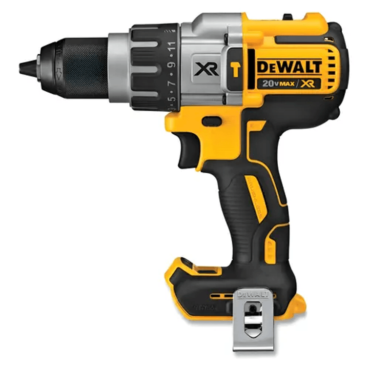 DEWALT Drill: 20V MAX*, Compact, 1/2 in Chuck, 1,650 RPM Max., Brushless, Tool Only, 20 V DC Volt