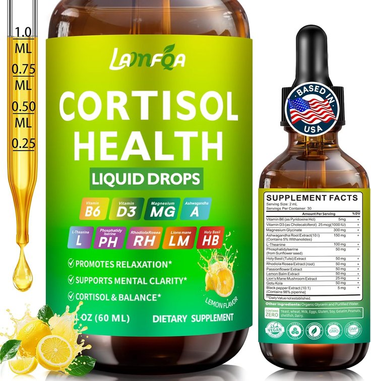 13 in 1 Cortisol Reducer for Women - Cortisol Supplements with Magnesium