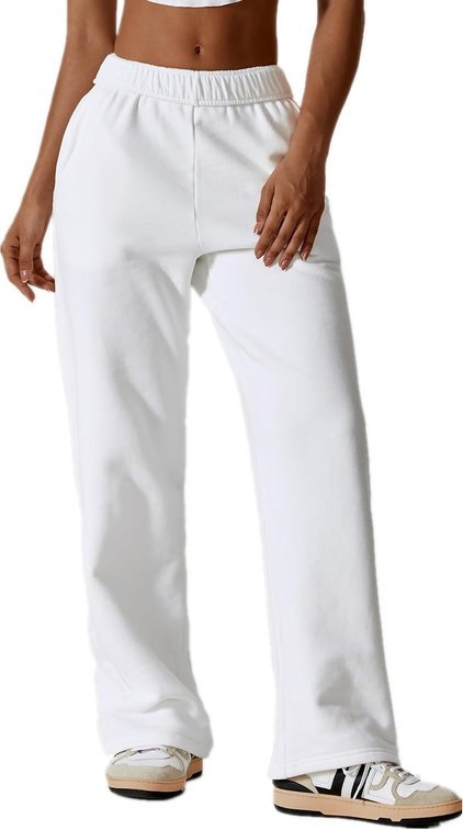IVORY NOT WHITE Size Large Womens Wide Leg Sweatpants Fleece High Waisted Baggy Sweat Pant Athletic Joggers Lough Pants with Pockets