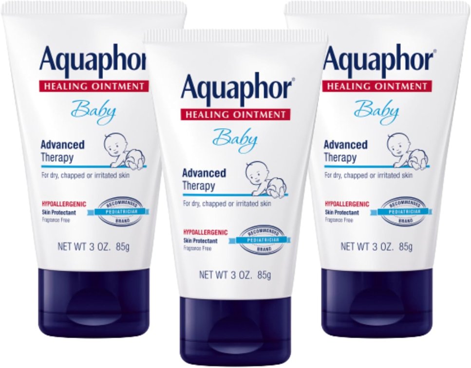 Aquaphor Baby Advanced Therapy Healing Ointment, Multipack, 3 x 3 OZ