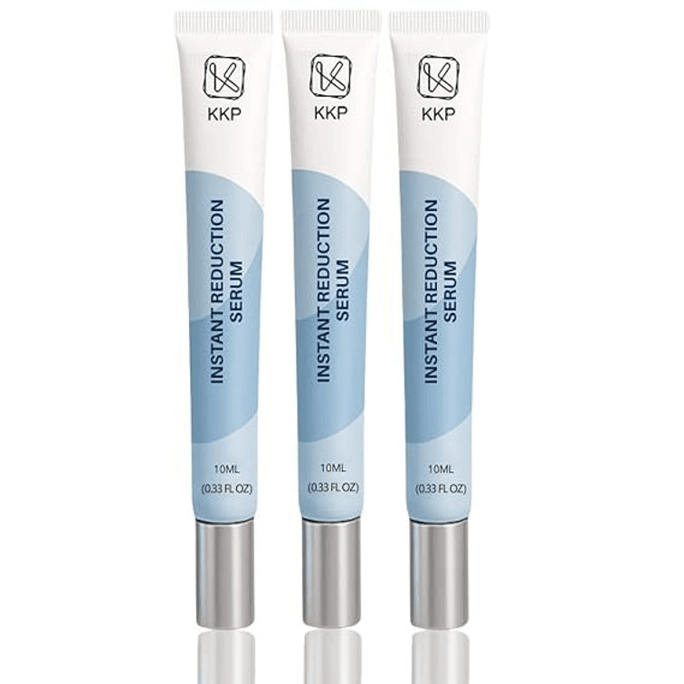 3 Total - KKP Rapid Reduction Eye Serum - Visibly Reduces Under-Eye Bags, Wrinkles, Dark Circles, Fine Lines & Crow's Feet Instantly, Facial Serum-30ML