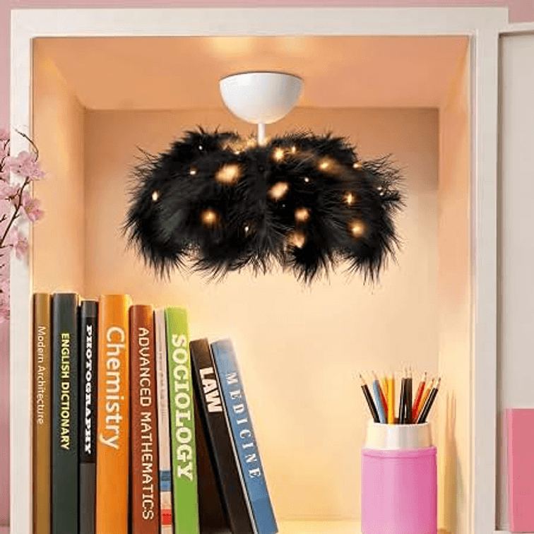 Feather Locker String Lights for Magnetic Locker Decor