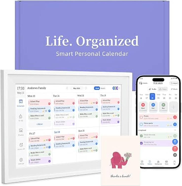 10.1’’ Smart Digital Calendar - Interactive Touch Screen, HD Display