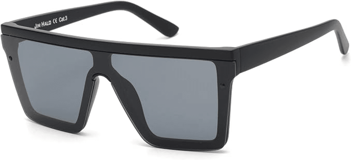 JIM HALO Flat Top Shield Sunglasses