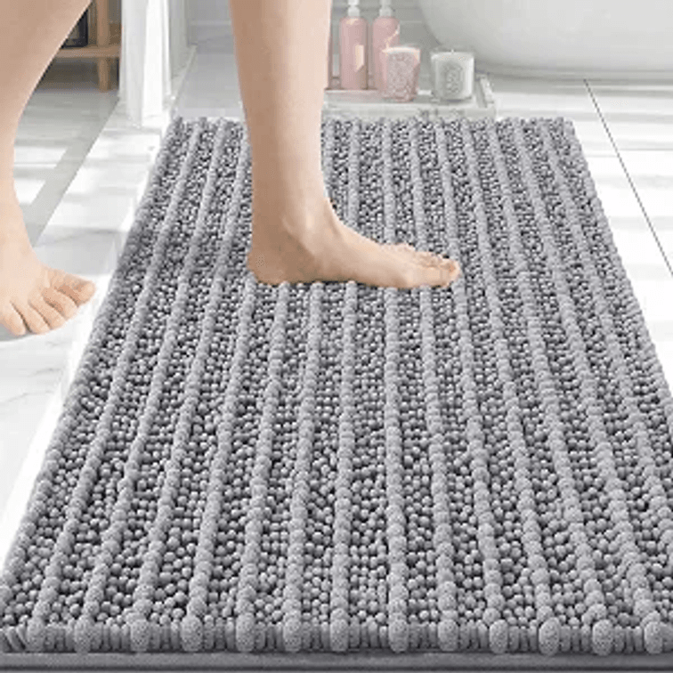 Arotive Bathroom Rugs Mat 30x20, Soft Absorbent Chenille Shaggy Bath Mat