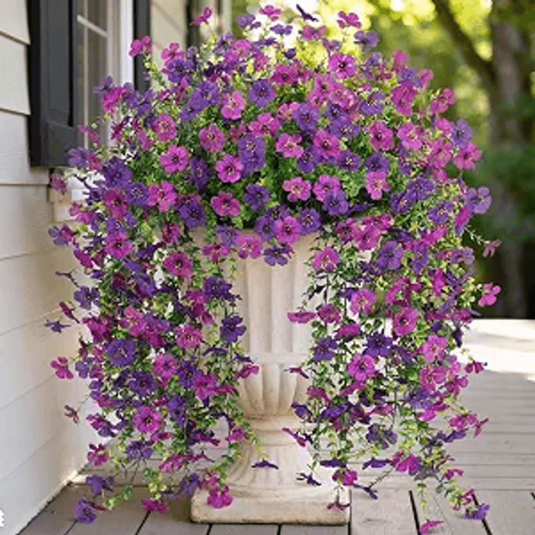 Hrobek Fake Artificial Hanging UV Resistant Flowers for Outdoors Decoration
