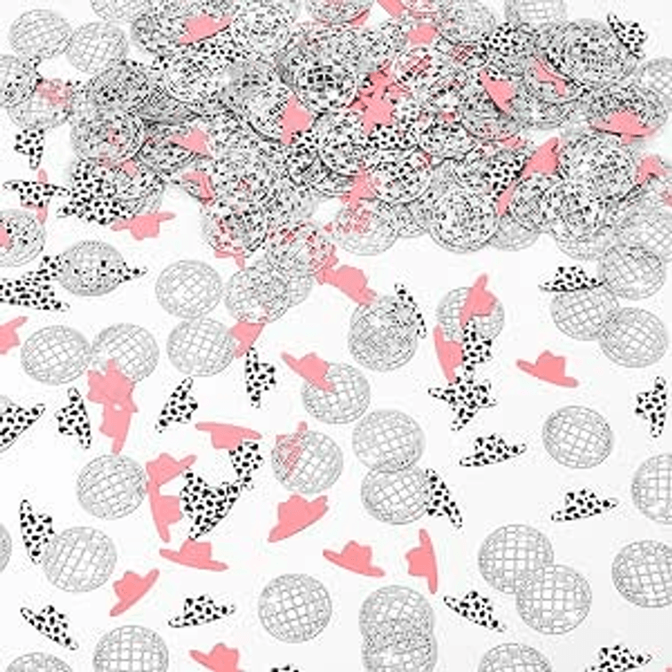 Sherr 400 Pcs Wedding Hat Confetti Cowgirl Bachelorette Party Confetti