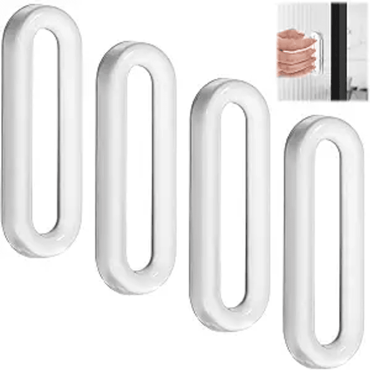 4 Pcs Adhesive Handles, Glass Doors Handle