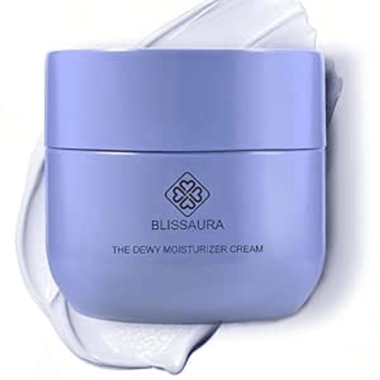 Dewy Moisturizer Cream, Daily Face Cream with Niacinamide, Hyaluronic Acid, Panthenol & Ceramides, Smooth Cream Texture for Radiant-Looking Skin, 1.7 Fl Oz