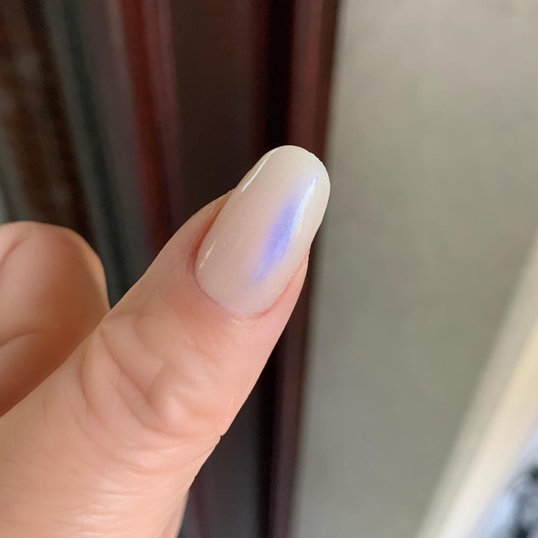 GelMala Glazed Aurora Blue Semi Cured Gel Nail Strips Jelly, Long-Lasting, Easy to Apply&Remove, Easy for begginners (Crystal Aurora)