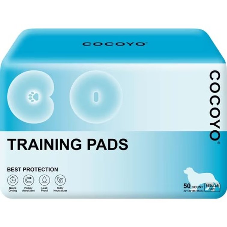 COCOYO Best Value 22"x22" Dog Training Pads 50 Count