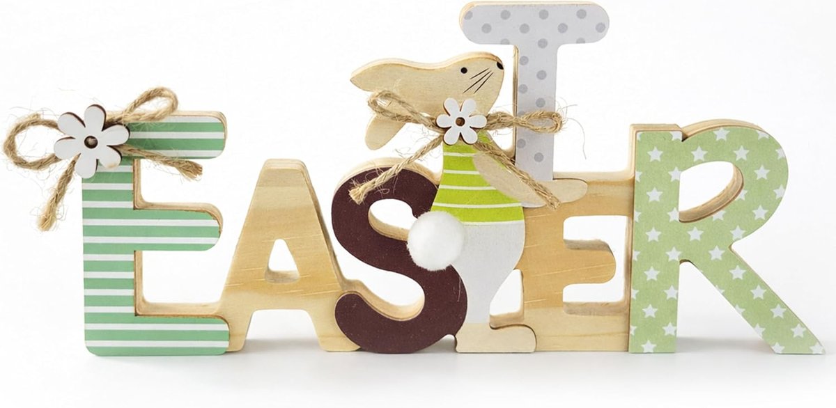 Easter Decor, Farmhouse Rabbit Tiered Tray, Rabbit Table Decorations, Decorations for Home, Easter Basket Stuffers
