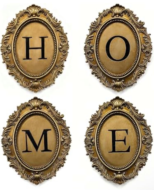 Vintage home sign
