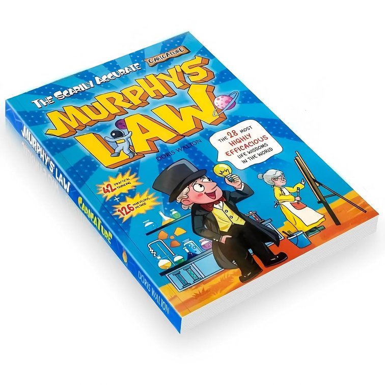 Murphy'S Law | Cultivate Growth Mindset with Humor, Confidence, and Emotional Intelligence through Short and Interesting Exercises, Learn from Mistakes | Paperback, English, and Mixed Colors