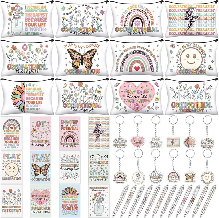 Yeaqee 48 Pcs Occupational Therapist Gifts, Ot Christmas Appreciation Set