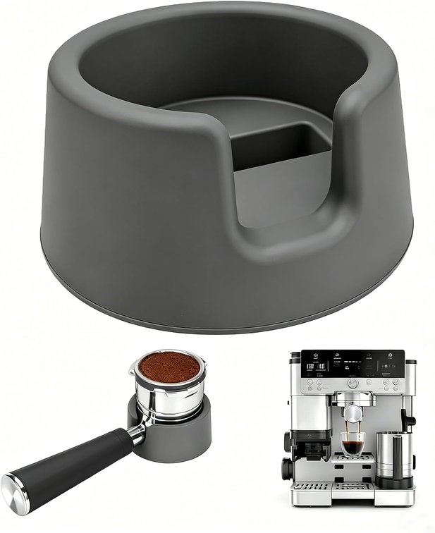 Espresso Tamping Station For Ninja Luxe Cafe Pro Espresso Machine Es601 & Es701 Portafilter Holder Compatible Ninja Coffee Maker Accessories (Grey)