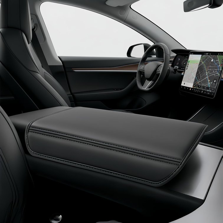 Center Console Armrest Cover for Tesla Model Y Juniper/YL & Model 3