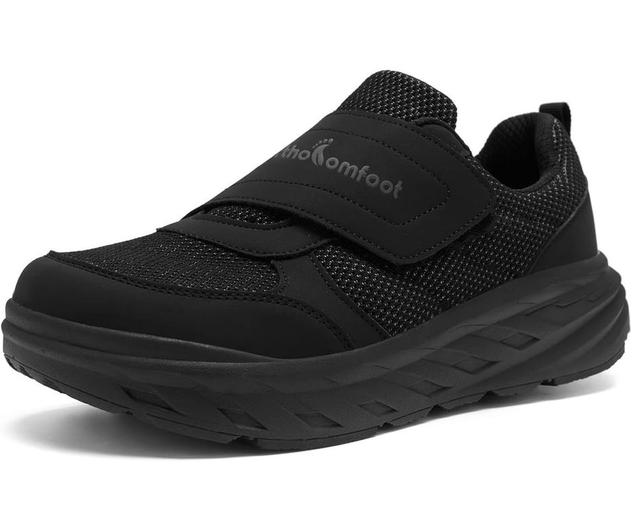 Men's 10.5 orthocomfoot men's orthopedic diabetic walking shoes wide toe box