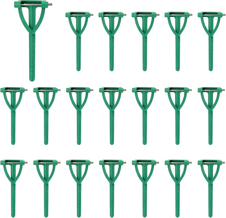 20Pcs Corsage Pins Boutonniere Safety Pin Clips for Men Flower Floral Brooches Holder Clips for Wedding Bride Groom Decoration Supplies, Green