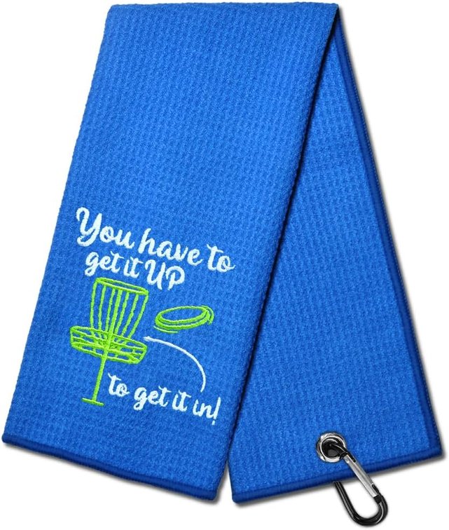 DYJYBMY You Have to Get It Up Funny Disc Towel, Golf Accessories for Men