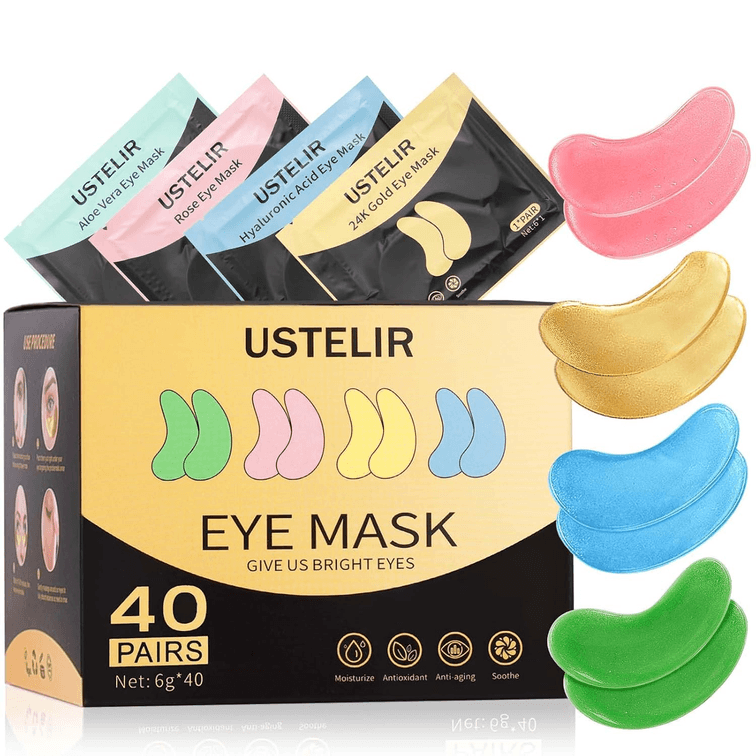 4 Boxes of Under Eye Patches - 40 Pairs Per Box