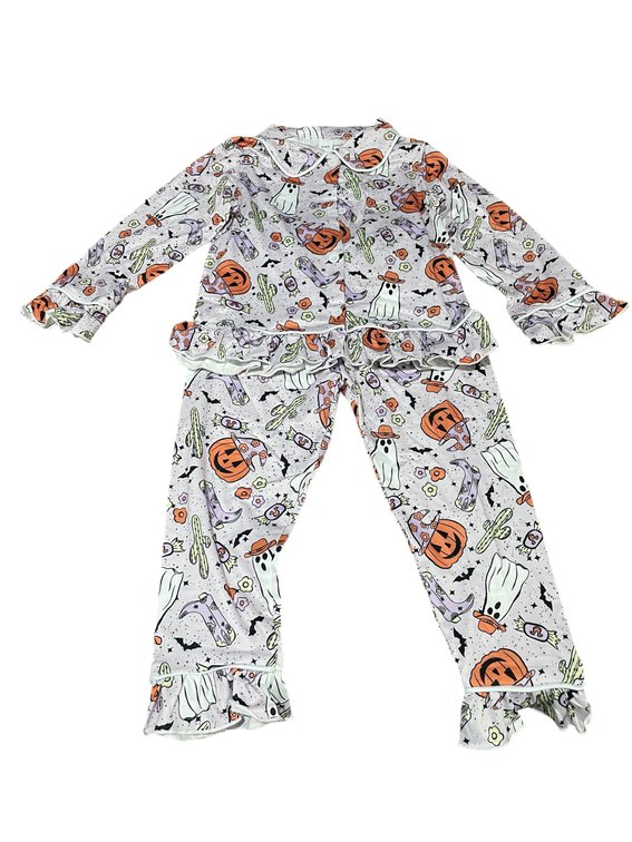 2 Pairs of Halloween Pajama Sets - (3T-4T)