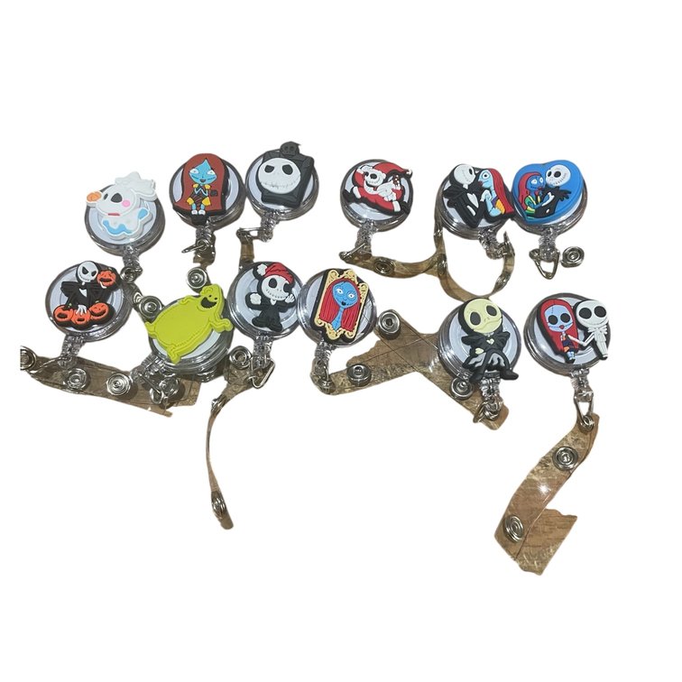 3 Bags of Badge Holders - Nightmare Before Christmas 