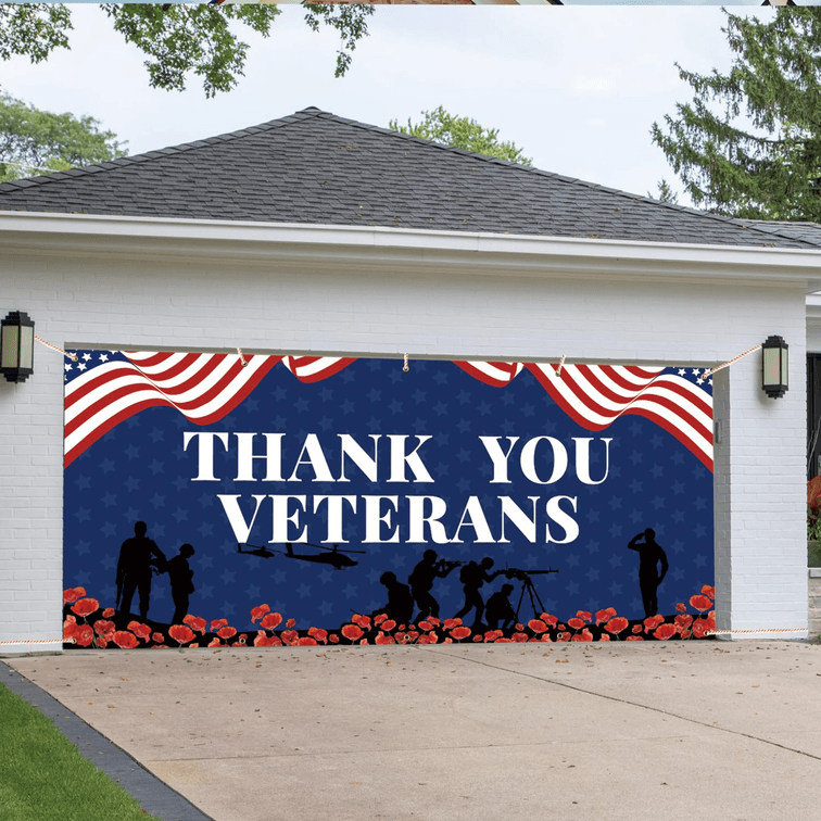 Thank You Veterans - Outdoor Wall Decor 