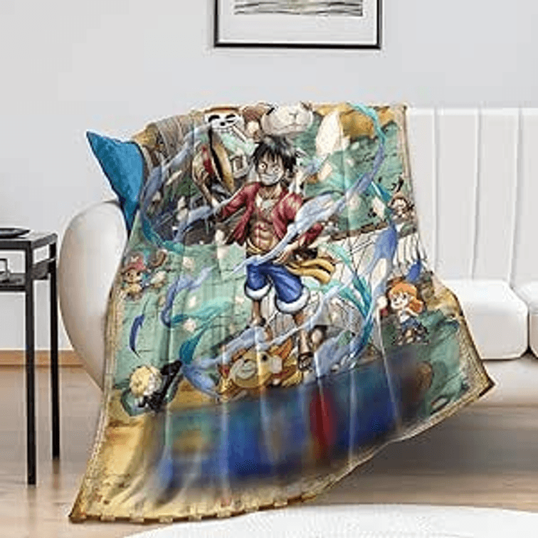Anime Blanket Soft Lightweight Flannel Fleece Cartoon Throw Blanket for Couch Sofa Bed 50"x40"