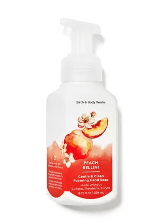 SET OF 5 - Peach Bellini Gentle & Clean Foaming Hand Soap