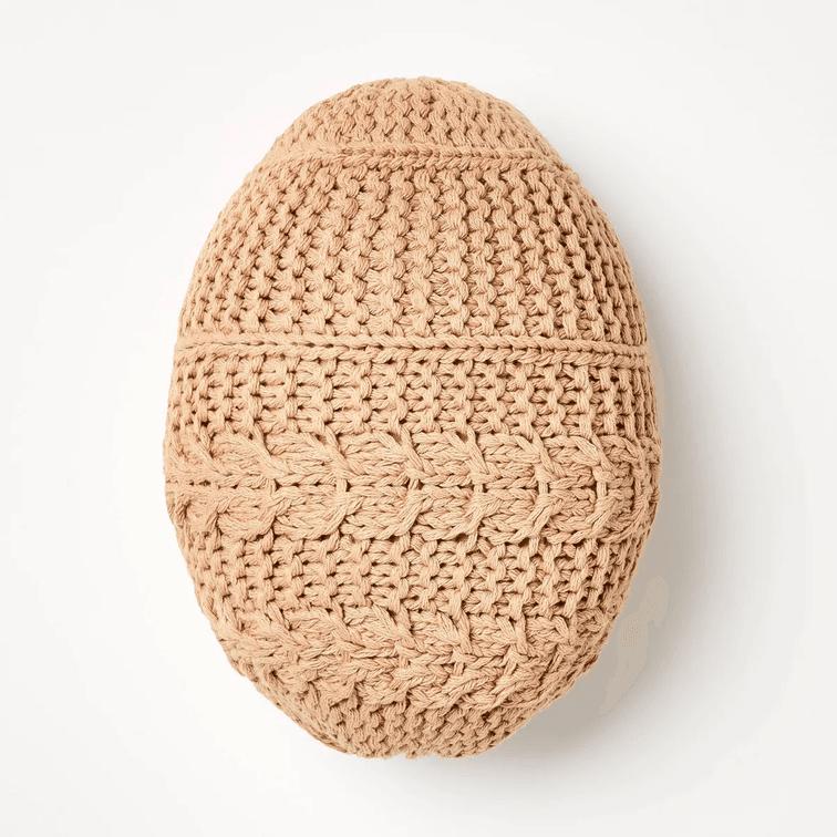 Shaped Crochet Egg Throw Pillow - Threshold™ designed with Studio McGee