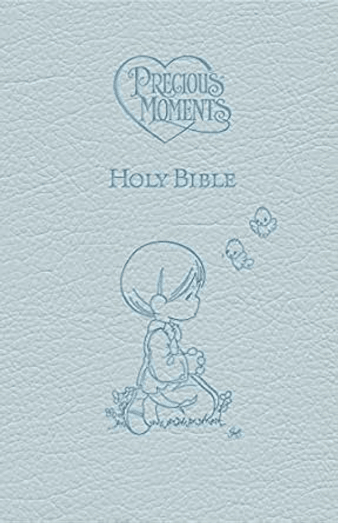Precious Moments Holy Bible, Leathersoft, Blue: International Children's Bible